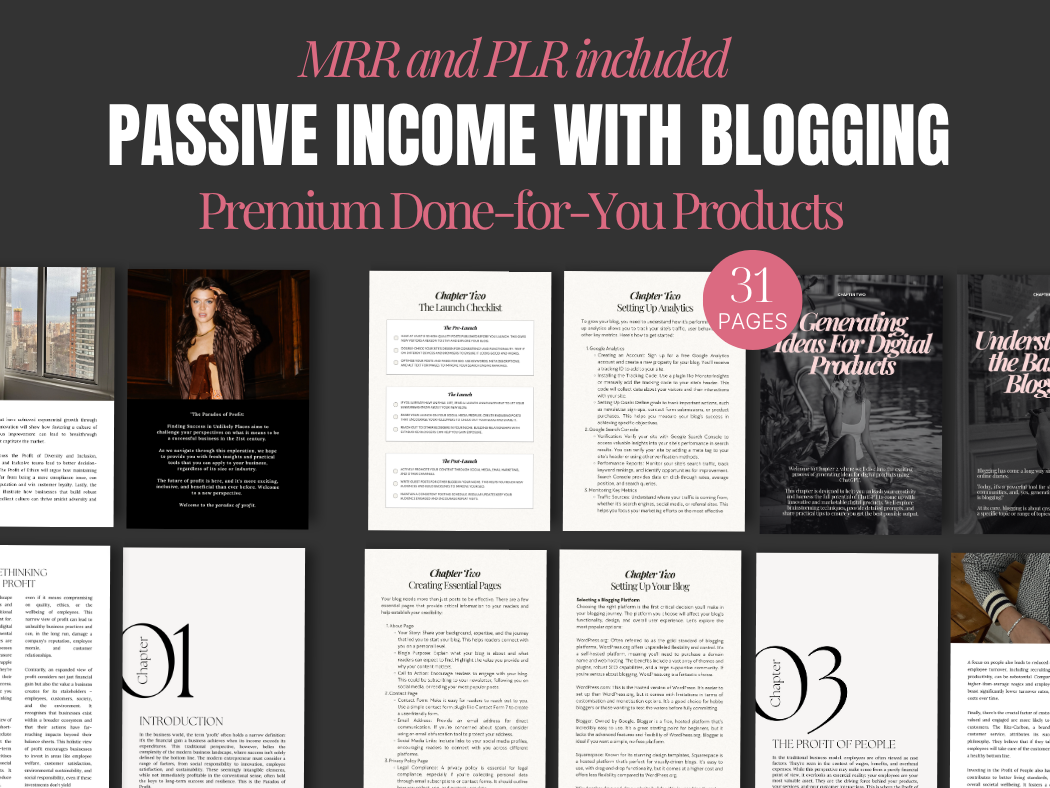 Generate Passive Income With Blogging