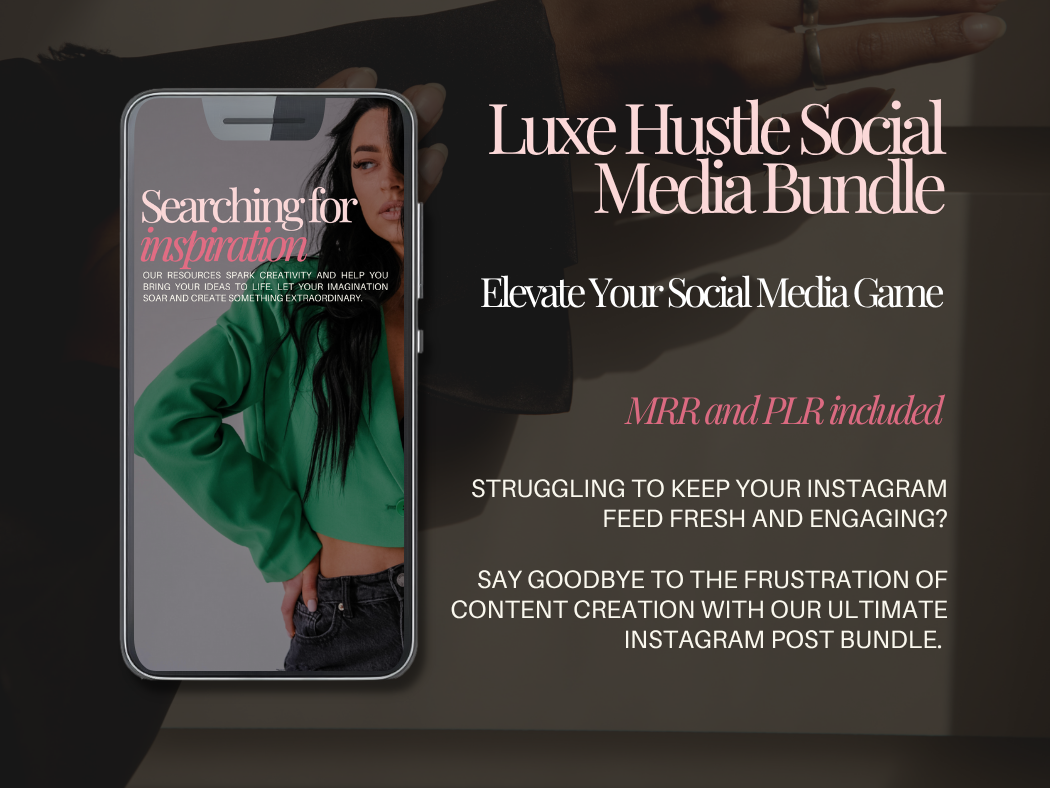 Luxe Hustle Social Media Bundle ✨