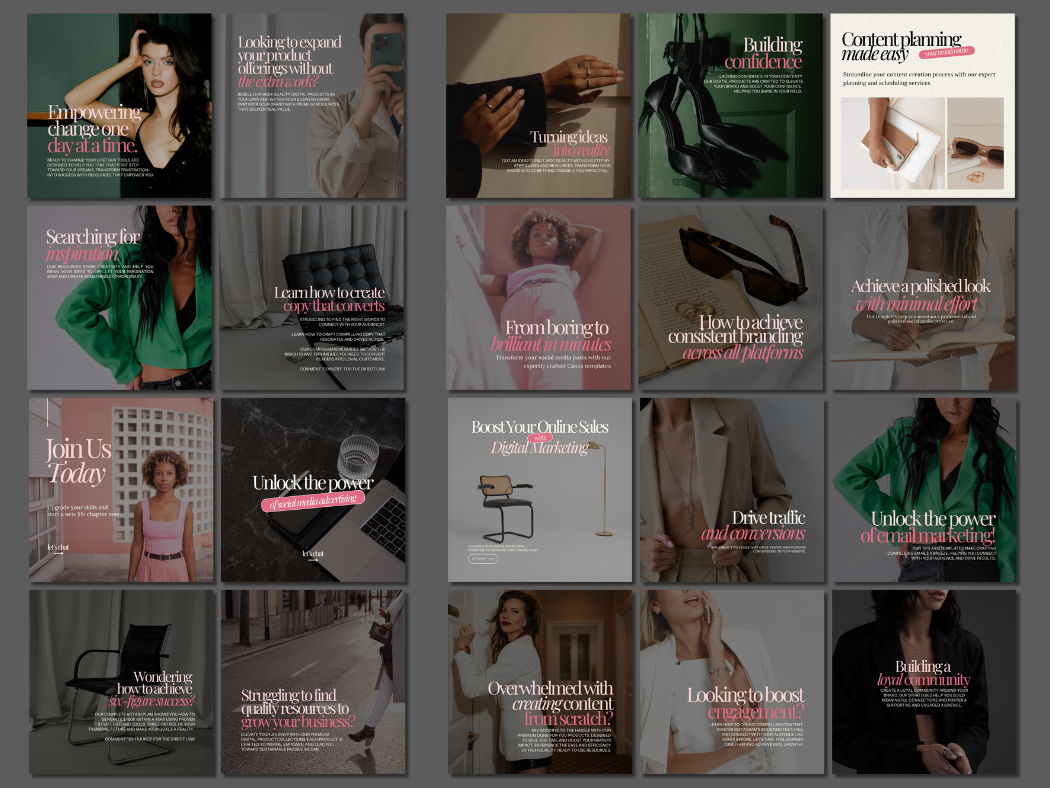 Luxe Hustle Social Media Bundle ✨