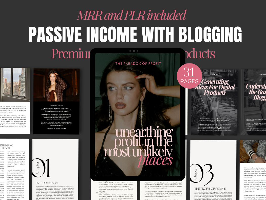 Generate Passive Income With Blogging