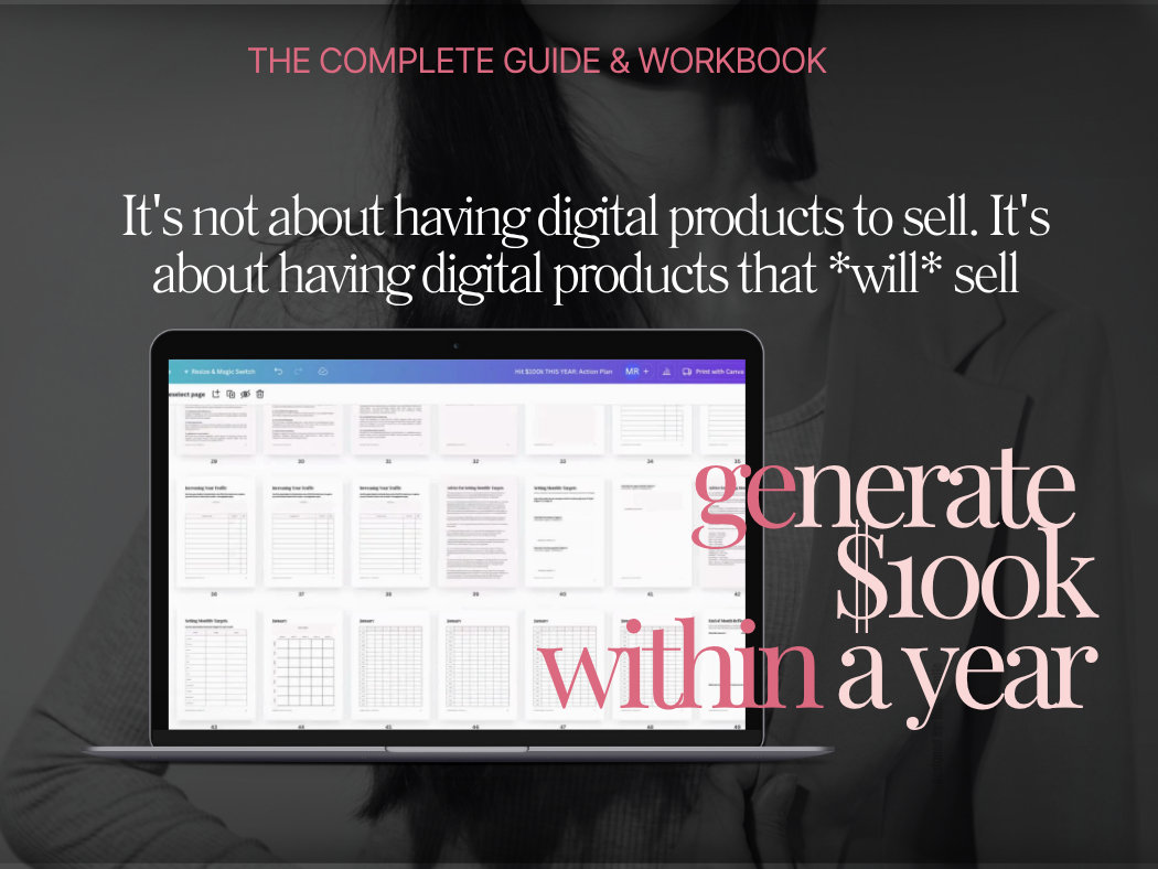Generate $100k THIS YEAR: Action Plan