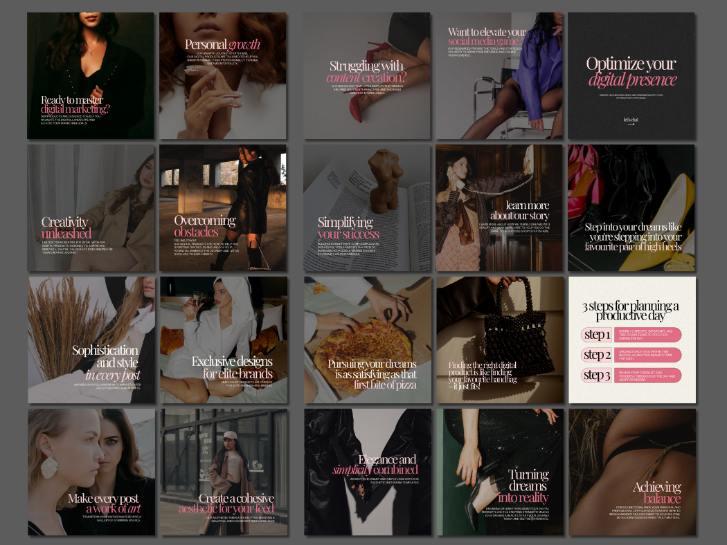 Luxe Hustle Social Media Bundle ✨