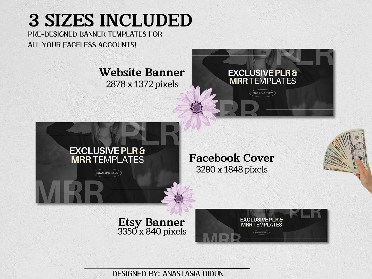 30 Faceless Marketing Banners