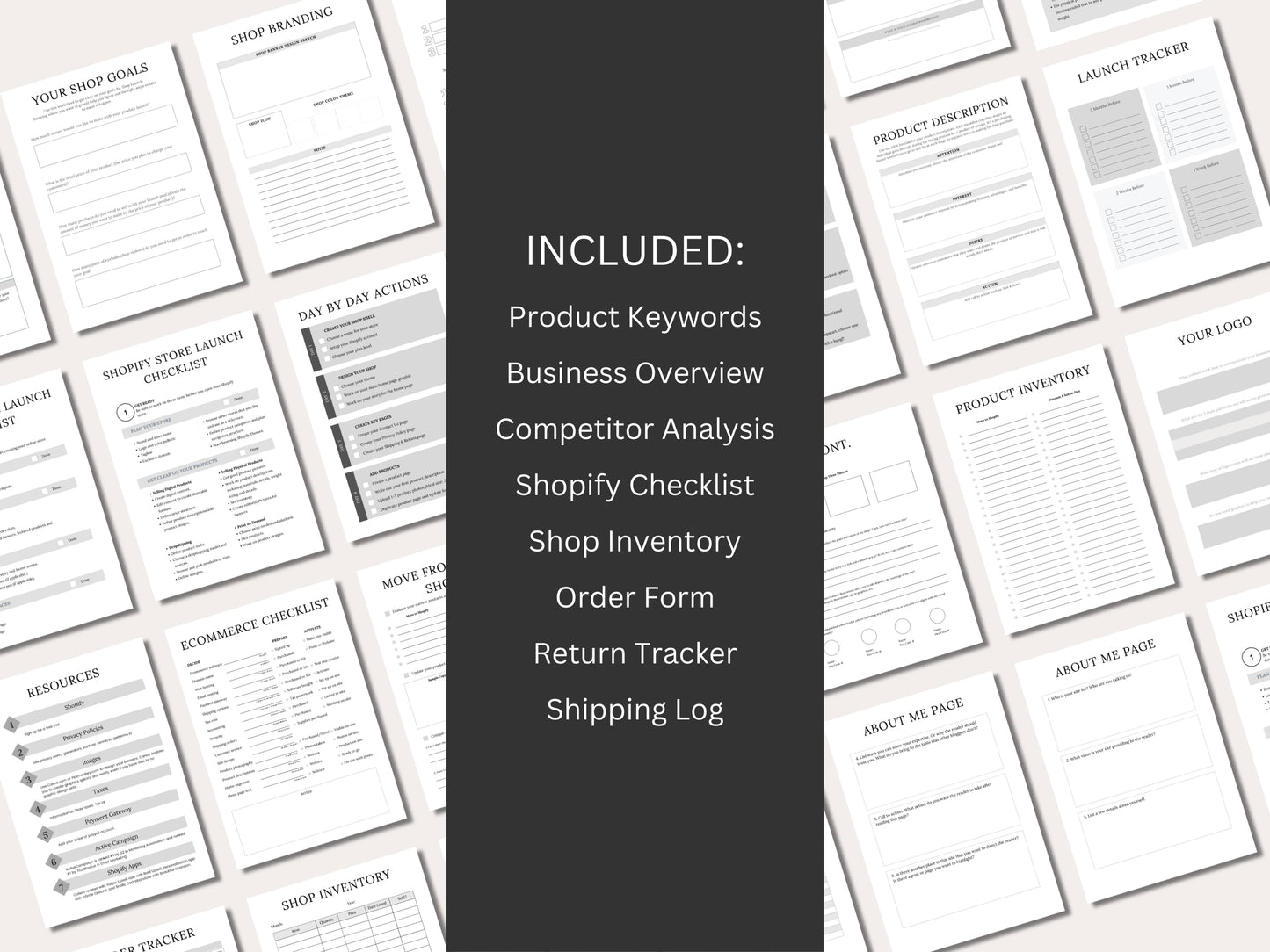 Ultimate Shopify Planner & Checklist: Step-by-Step Guide to Launch Your Digital Product Store