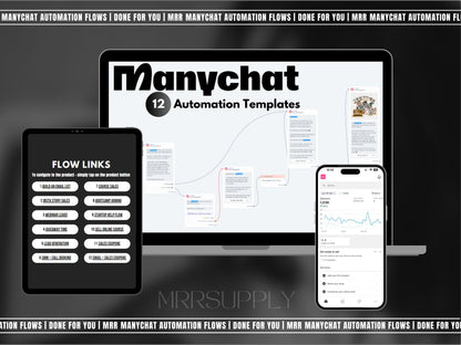 Manychat Automation Flows w/ PLR & MRR!