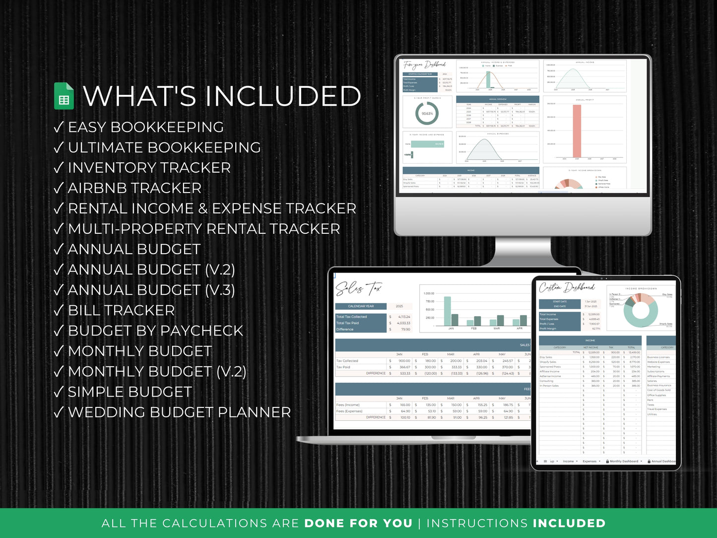 MRR Ultimate 15 Google Sheets Bundle (72 Tabs)