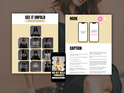 100 DFY Reels + Carousels for Instagram Growth (with MRR Rights)