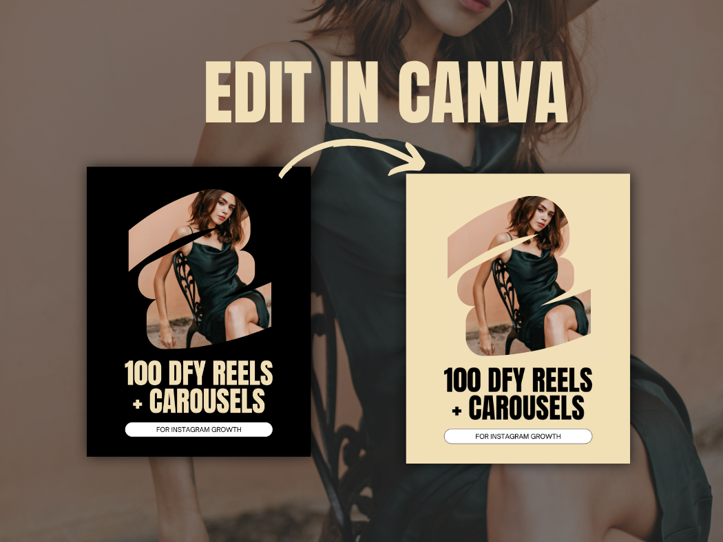 100 DFY Reels + Carousels for Instagram Growth (with MRR Rights)