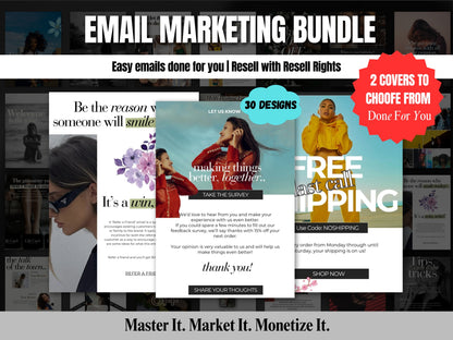 30 Email Marketing Bundle Mix & Match