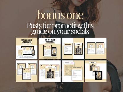 100 DFY Reels + Carousels for Instagram Growth (with MRR Rights)