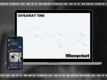 Manychat Automation Flows w/ PLR & MRR!