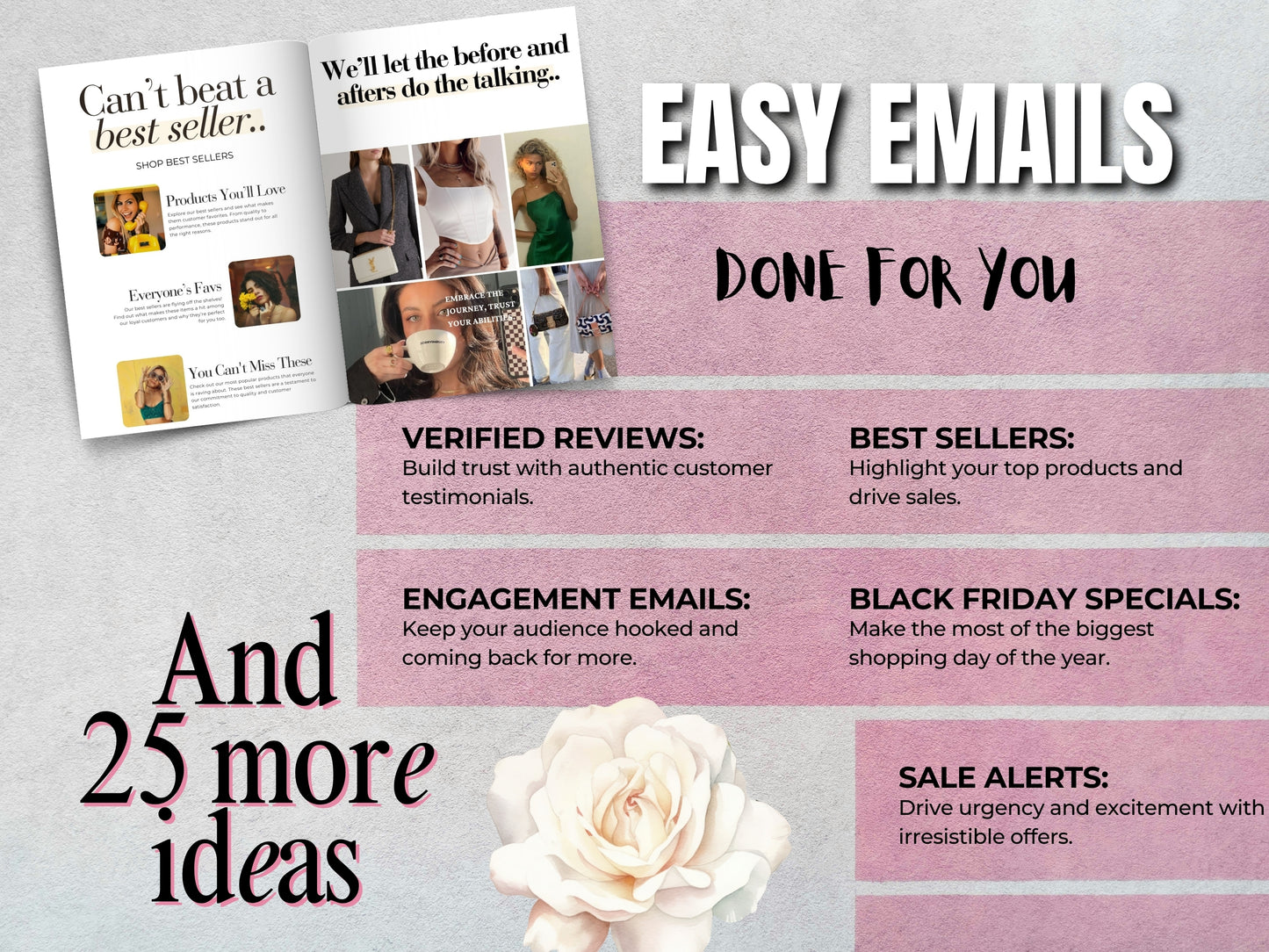 30 Email Marketing Bundle Mix & Match